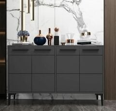 Marden Konsol Tv Sehpası Tv Ünitesi- Antrasit Gövde Antrasit Kapak