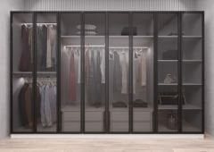 Dante Reflekte Cam 8 Kapaklı Gardırop Montaj Dahil Işıklandırma Hediyeli Beyaz Ölçü Seçenekli