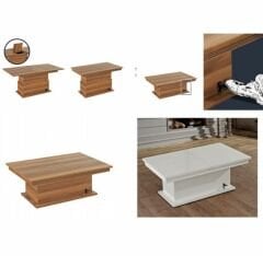 İnegöl Aneta Elit Akıllı Sehpa Beyaz ve Ceviz Renk Seçenekli