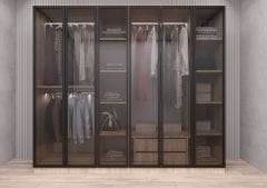 Karya Reflekte Cam 6 Kapaklı Gardırop Montaj Dahil Işıklandırma Hediyeli Meşe Ölçü Seçenekli