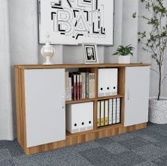 Oliver 5'li Ofis Takımı Ücretsiz Kurulum Model 4 Çam Beyaz