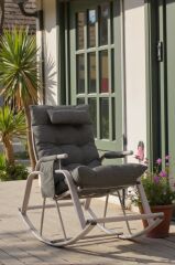 Dicle Cepli Pofuduk Minderli Sallanan Sandalye Tv Koltuğu Antrasit