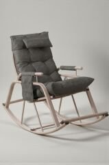 Dicle Cepli Pofuduk Minderli Sallanan Sandalye Tv Koltuğu Antrasit