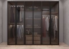 Nesse Reflekte Cam 6 Kapaklı Gardırop Montaj Dahil Işıklandırma Hediyeli Meşe Ölçü Seçenekli