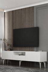 Rovelli Kapaklı  Tv Sehpası Tv Ünitesi 180 cm - Beyaz