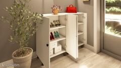 Atlas Çok Amaçlı Mutfak Banyo Ayakkabılık Dolabı 137 Cm