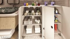 Olimpos Çok Amaçlı Mutfak Banyo Ayakkabılık Dolabı 137 Cm