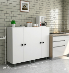 Artemis Çok Amaçlı Mutfak Banyo Ayakkabılık Dolabı 137 Cm
