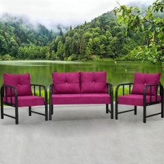 Yıldız Koltuk Kanepe Bahçe & Balkon Koltuk Takımı Renk Seçenekli 2+1+1