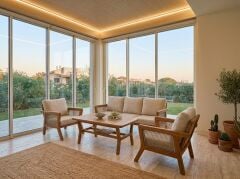Veranda Masif Gürgen Ahşap Bahçe Balkon Teras Koltuk Takımı 3+1+1+Masa