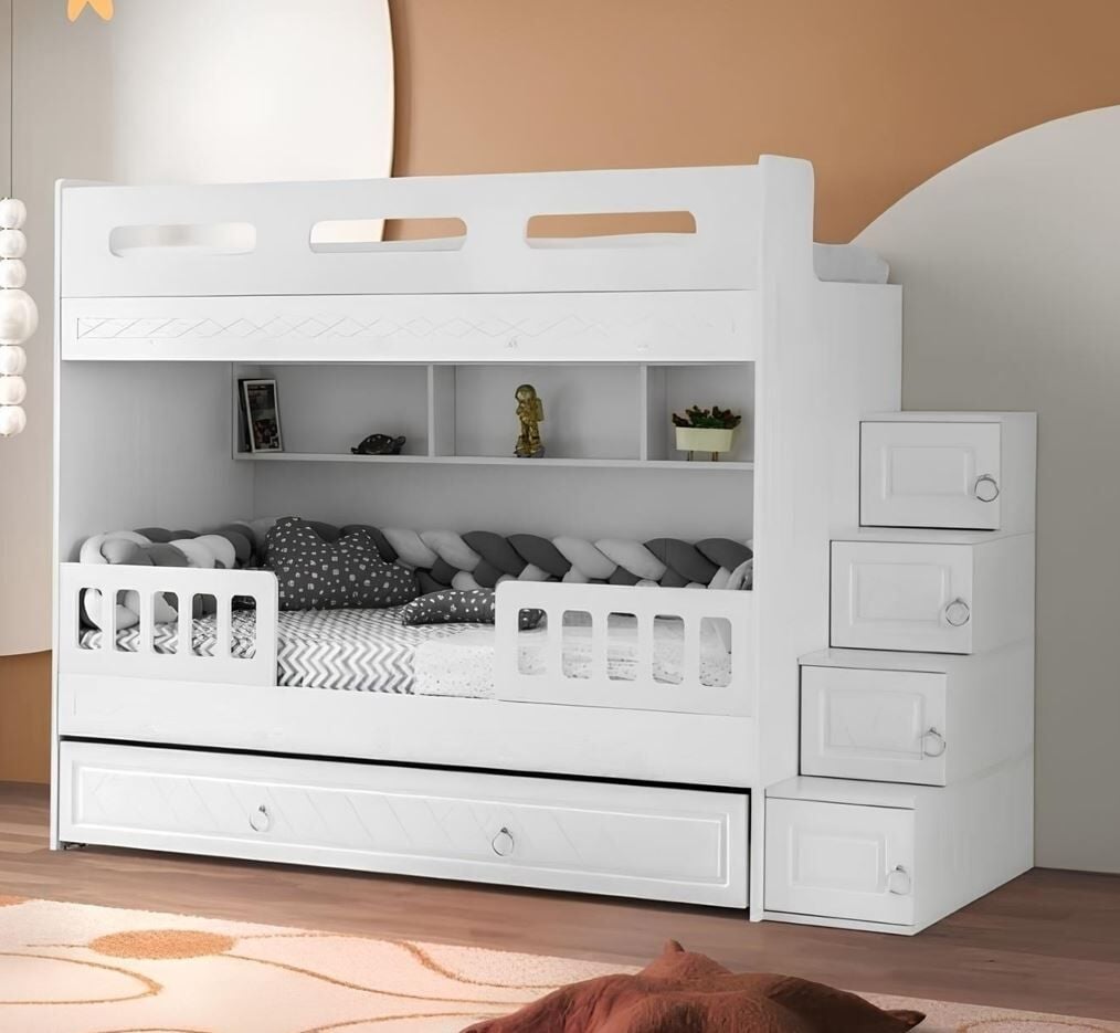 Trend Yarı MDF Membran Kaplama 3lü Yavrulu Ranza - Ücretsiz Kurulum- Özel Teslimat