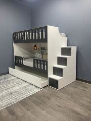 Yakamoz Yavrulu Seyyar Merdivenli Ranza  AB