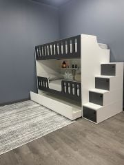 Yakamoz Yavrulu Seyyar Merdivenli Ranza  AB