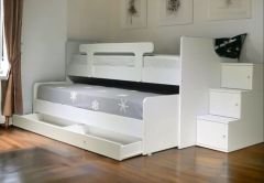 Elegant Çekmeli Seyyar Merdivenli Ranza Byz