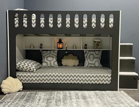 İnci Seyyar Merdivenli İkili Ranza AB