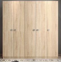 Magnum 5 Kapaklı Dolap Gardırop Meşe - Ücretsiz Kurulum