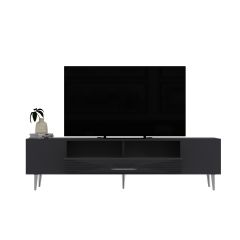 Motif Tv Sehpası Tv Ünitesi Antrasit Gümüş