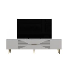 Motif Tv Sehpası Tv Ünitesi Beyaz Altın