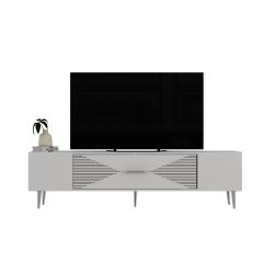 Motif Tv Sehpası Tv Ünitesi Beyaz Gümüş