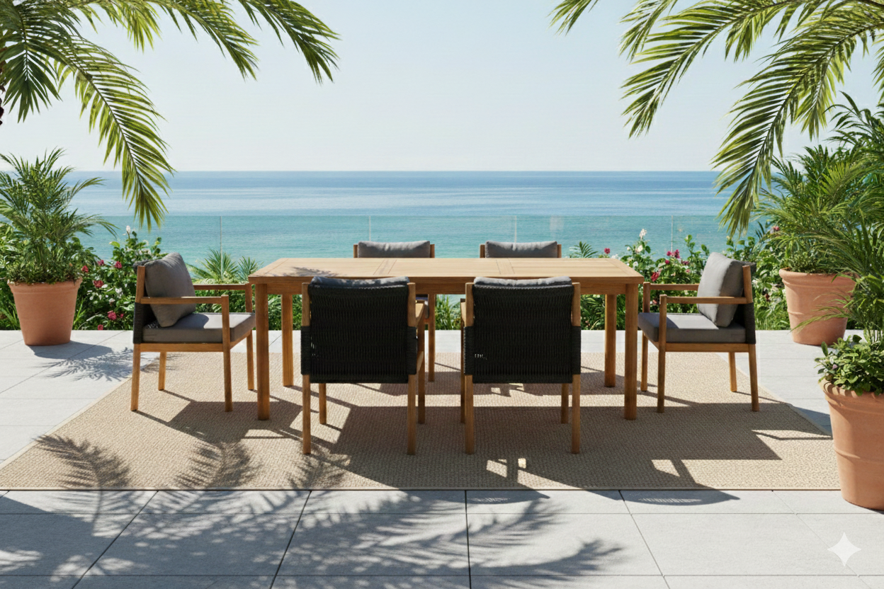 Dynamic Bahçe Balkon Salon Teras Masa Sandalye Takımı