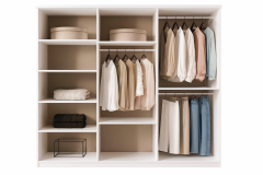 Mimoza Tamamı Mdf 6 Kapaklı Membran Gardırop Dolap 220 cm- Kurulum Dahil