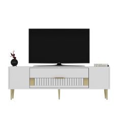 Pencap Tv Sehpası Tv Ünitesi Beyaz Altın