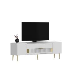 Pencap Tv Sehpası Tv Ünitesi Beyaz Altın