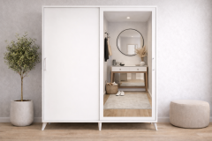 İmaj Sürgülü Portmanto Vestiyer Beyaz - Ücretsiz Kurulum