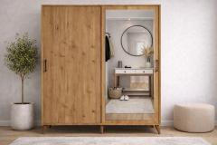 İmaj Sürgülü Portmanto Vestiyer Çam- Ücretsiz Kurulum