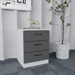 Vest 7'li Ofis Takımı Ücretsiz Kurulum Model 1 Beyaz Füme