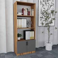 Vest 7'li Ofis Takımı Ücretsiz Kurulum Model 1 Ceviz Füme