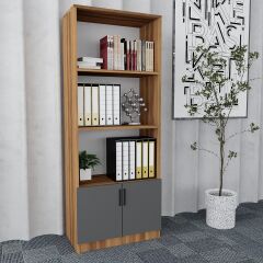 Vest 7'li Ofis Takımı Ücretsiz Kurulum Model 1 Ceviz Füme