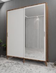 İmaj Sürgülü Portmanto Vestiyer Ceviz Beyaz - Ücretsiz Kurulum