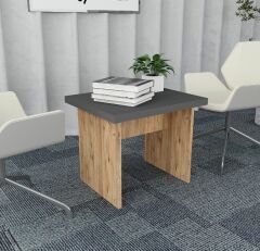 Naomi 6'lı Ofis Takımı Ücretsiz Kurulum Model 2 Çam Füme