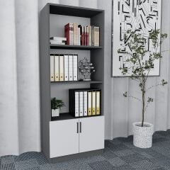 Padova 5'li Ofis Takımı Ücretsiz Kurulum Model 3 Füme Beyaz