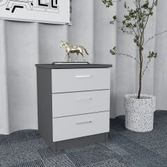 Padova 5'li Ofis Takımı Ücretsiz Kurulum Model 3 Füme Beyaz