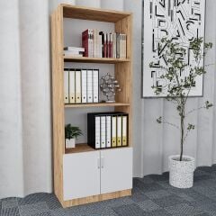 Padova 5'li Ofis Takımı Ücretsiz Kurulum Model 3 Çam Beyaz