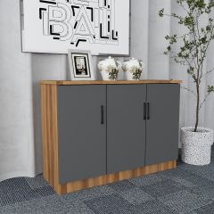 Oliver 5'li Ofis Takımı Ücretsiz Kurulum Model 4 Ceviz Füme